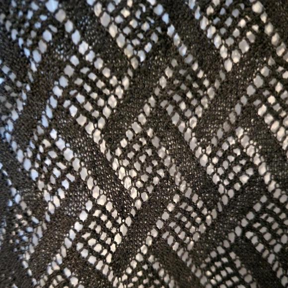 Knit Open Cardigan With Short Sleeves - Picture 3 of 4